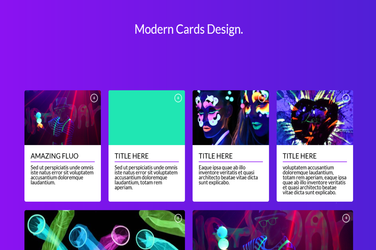 Responsive Card Gallery